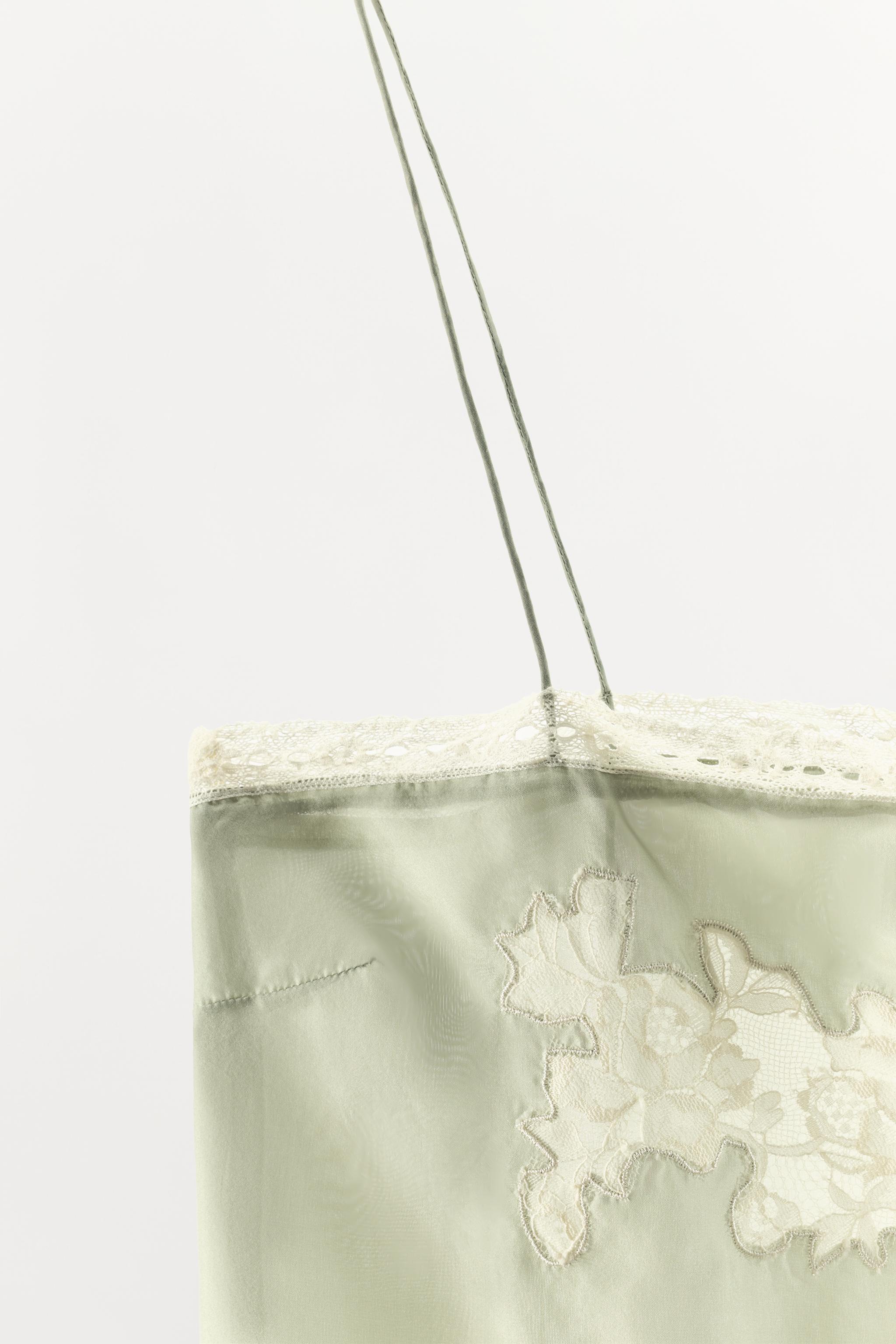 100% SILK FLORAL EMBROIDERED TOP